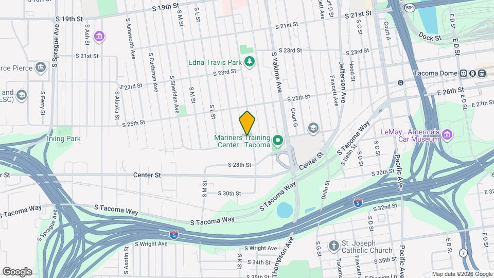 2554 S J St, Unit 2554 South J st Map and Location Details