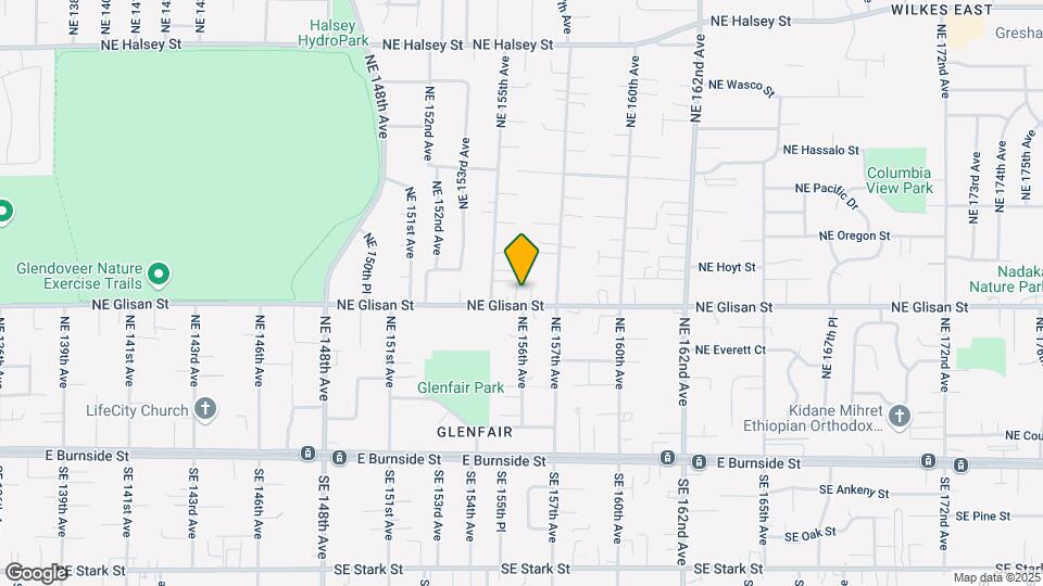 15559 NE Glisan St Map and Location Details