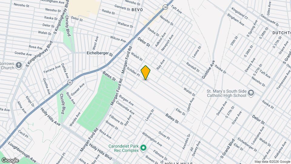 4124 Schiller Pl Mapa y Detalles de la Ubicación