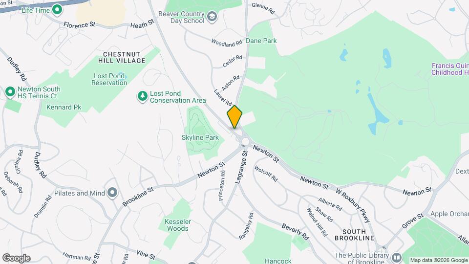 33 Hammond Pond Pky, Unit 2 Map and Location Details