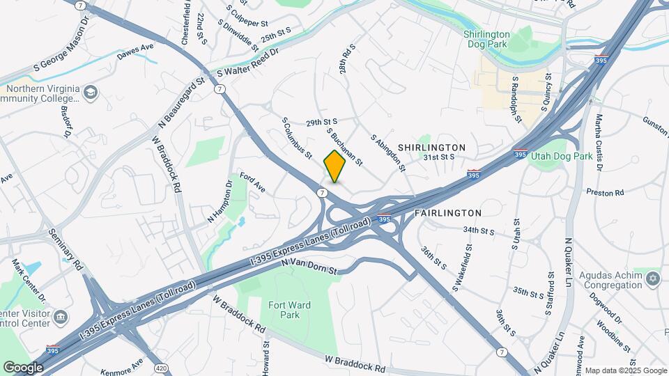 3004 S Columbus St Map and Location Details