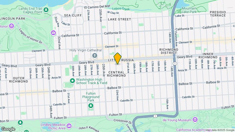 434 23rd Ave Map and Location Details