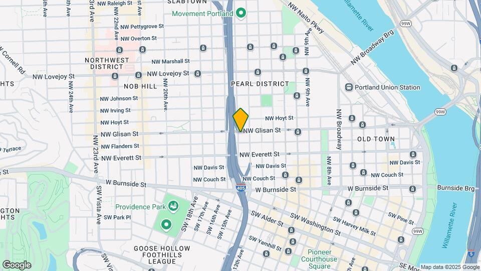 1470 NW Glisan St Map and Location Details