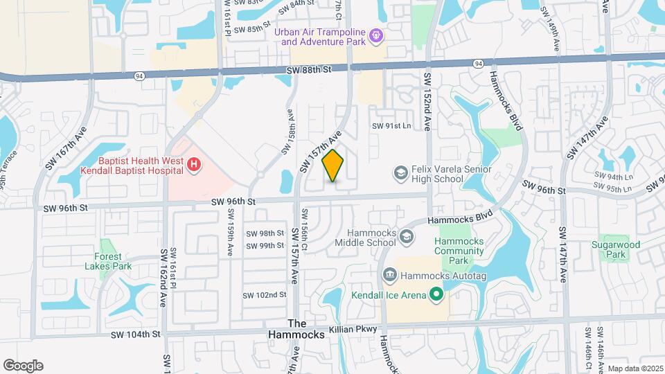 9532 SW 154th Pl Map and Location Details