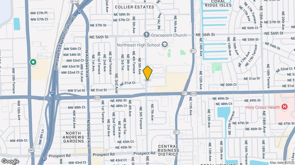 5150 NE 6th Ave, Unit 104 Map and Location Details