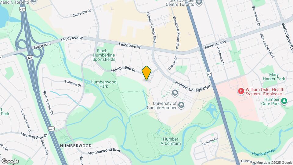 6 Humberline Dr Map and Location Details