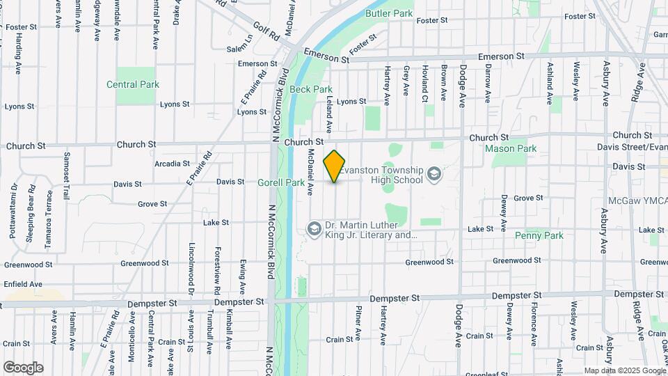 1546 Fowler Ave Map and Location Details