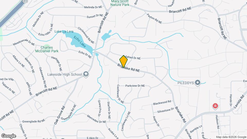 2713 Briarlake Rd NE Map and Location Details