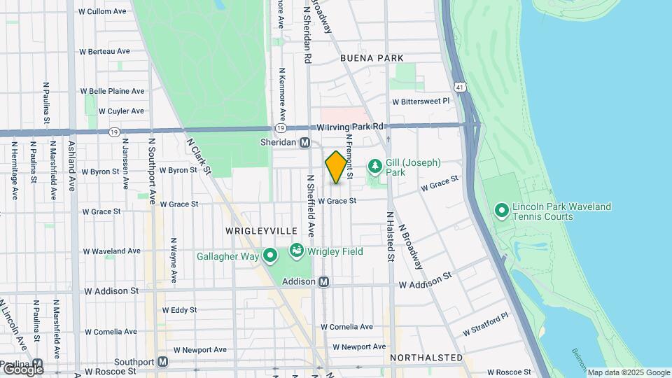 3817 N Wilton Ave Map and Location Details