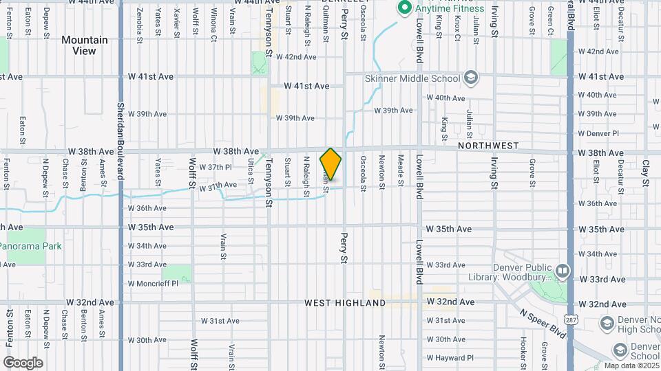 3702 Quitman St Mapa y Detalles de la Ubicación