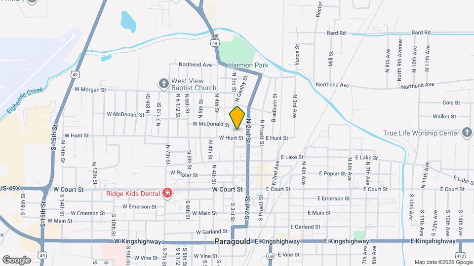 505 N 3rd St Map and Location Details