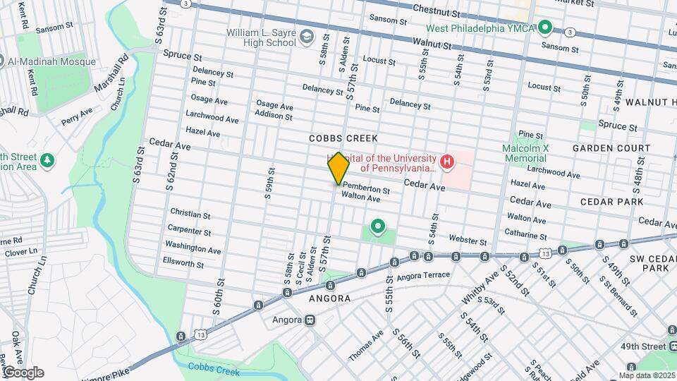 633 S 57th St Map and Location Details