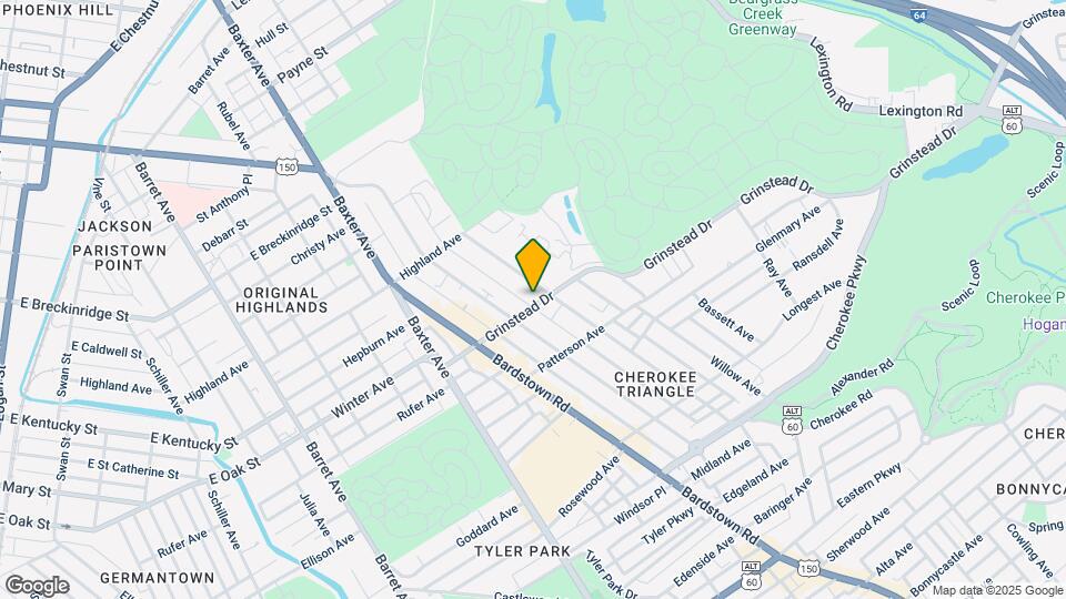 2119 Grinstead Dr, Unit 3 Map and Location Details