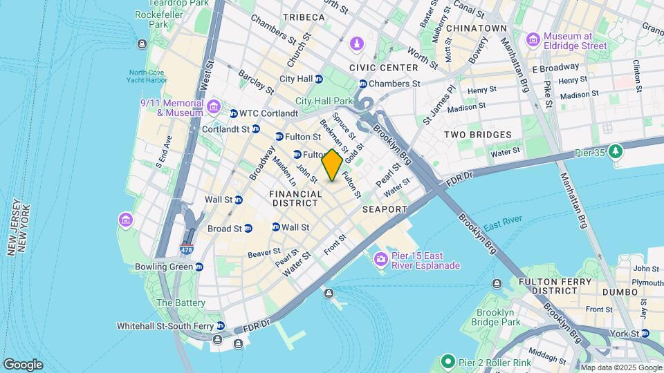 99 John St Mapa y Detalles de la Ubicación