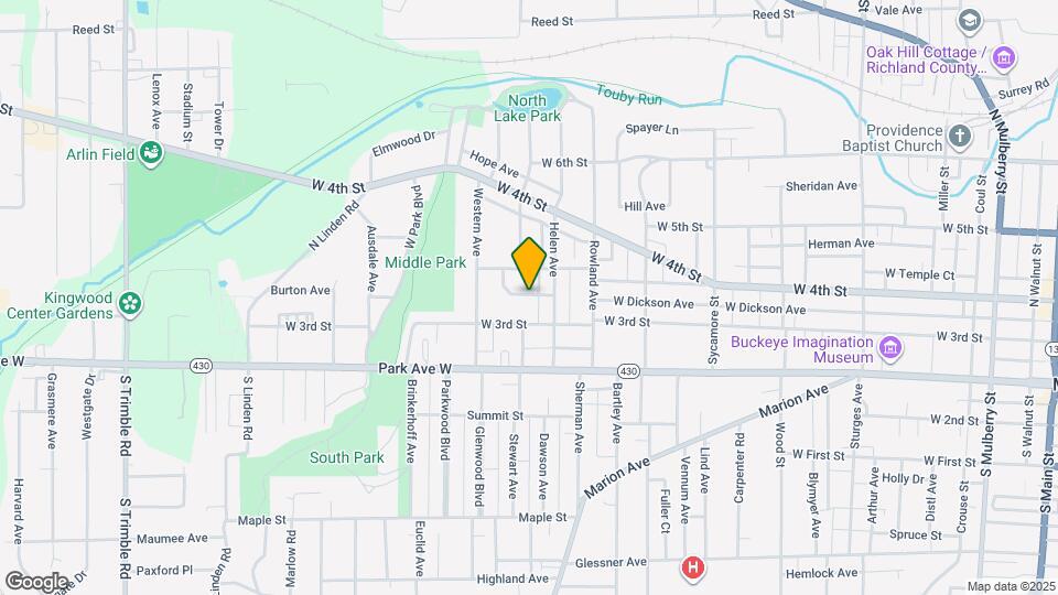 565 Garfield Pl Map and Location Details