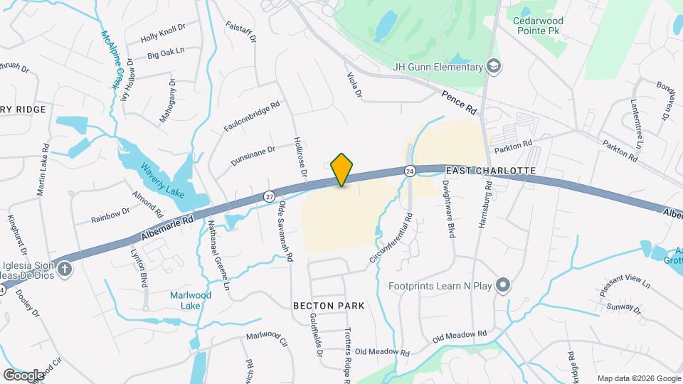 8810 Albemarle Rd Map and Location Details