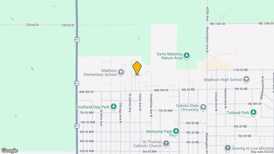 1115 N Union Ave Mapa y Detalles de la Ubicación