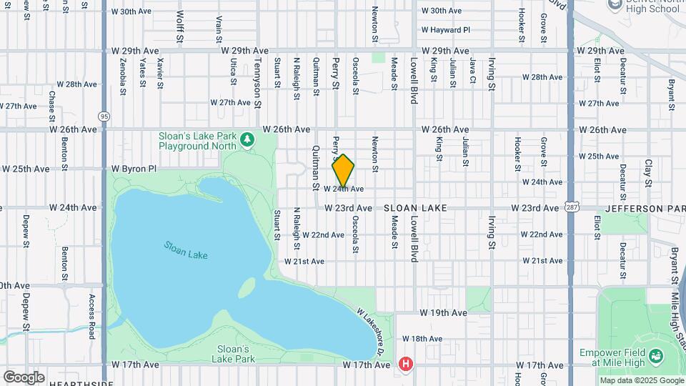 3934-3940 W 24th Ave Map and Location Details