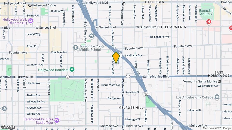 5532 Lexington Ave Map and Location Details
