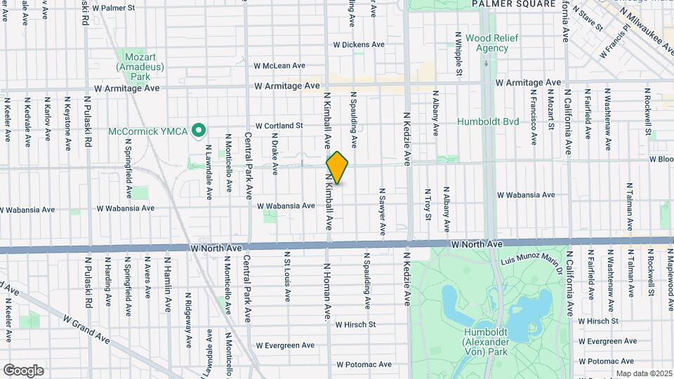 1721 N Kimball Ave Mapa y Detalles de la Ubicación