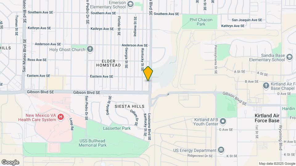 1121 Louisiana Blvd SE Map and Location Details