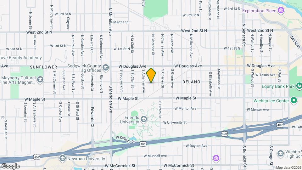 207 S Clarence St Map and Location Details