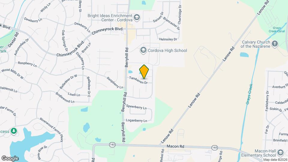 9264 Tamhaven Dr Map and Location Details