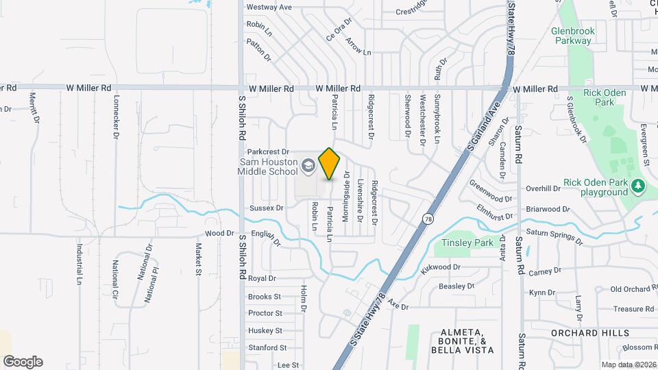 2413 Patricia Ln Mapa y Detalles de la Ubicación