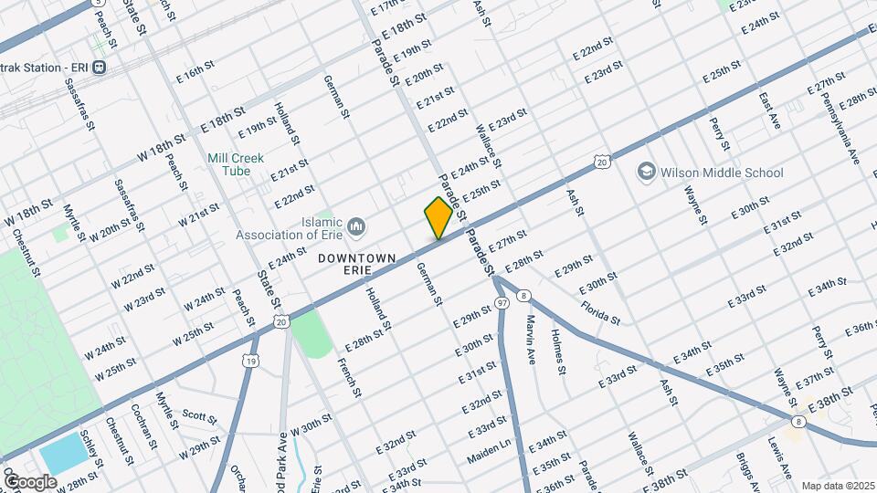 329 1/2 E. 26th St.,, Unit 329 12 E. 26th Map and Location Details