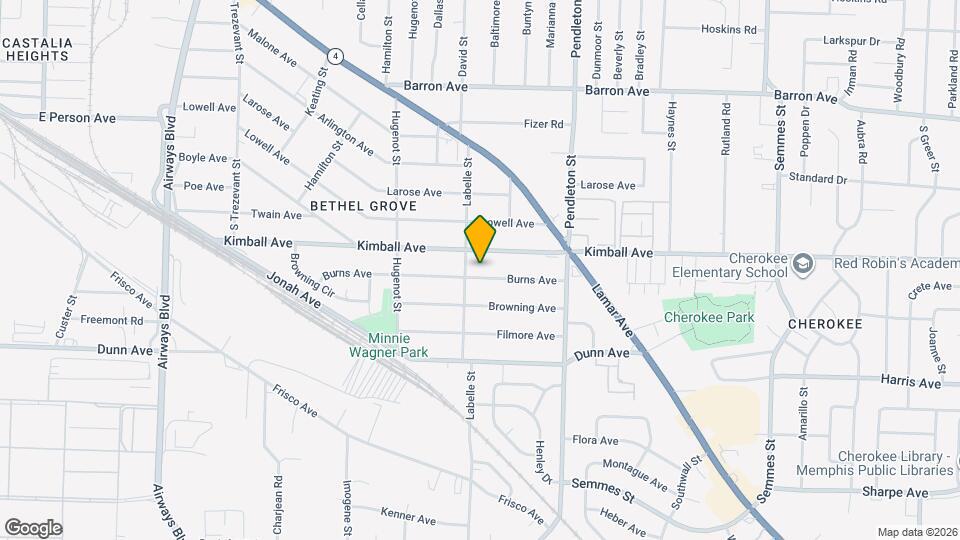 2668 Burns Ave Map and Location Details