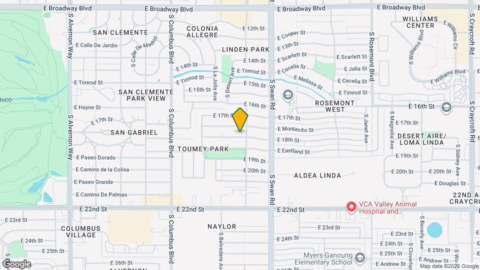 4551 E 18th St Map and Location Details