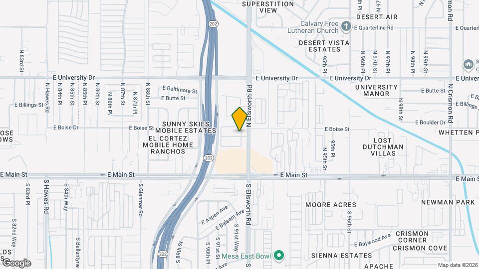 9148 E Auburn St Map and Location Details