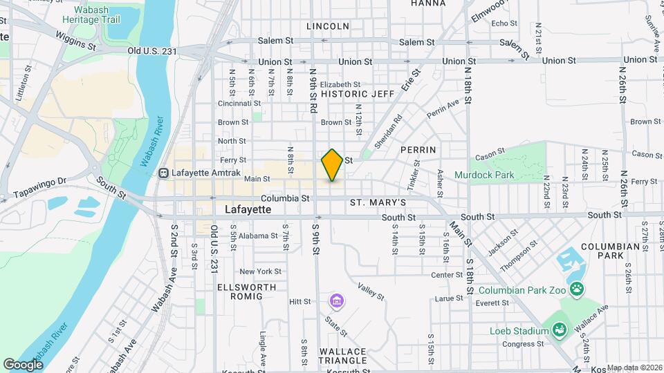 115 N 10th St Map and Location Details