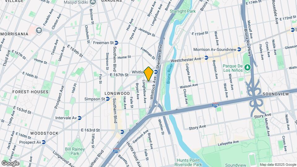 1041 Lowell St Mapa y Detalles de la Ubicación