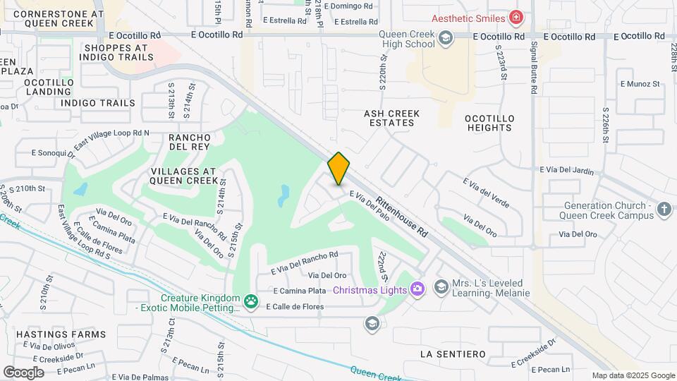 21885 E Puesta Del Sol Map and Location Details