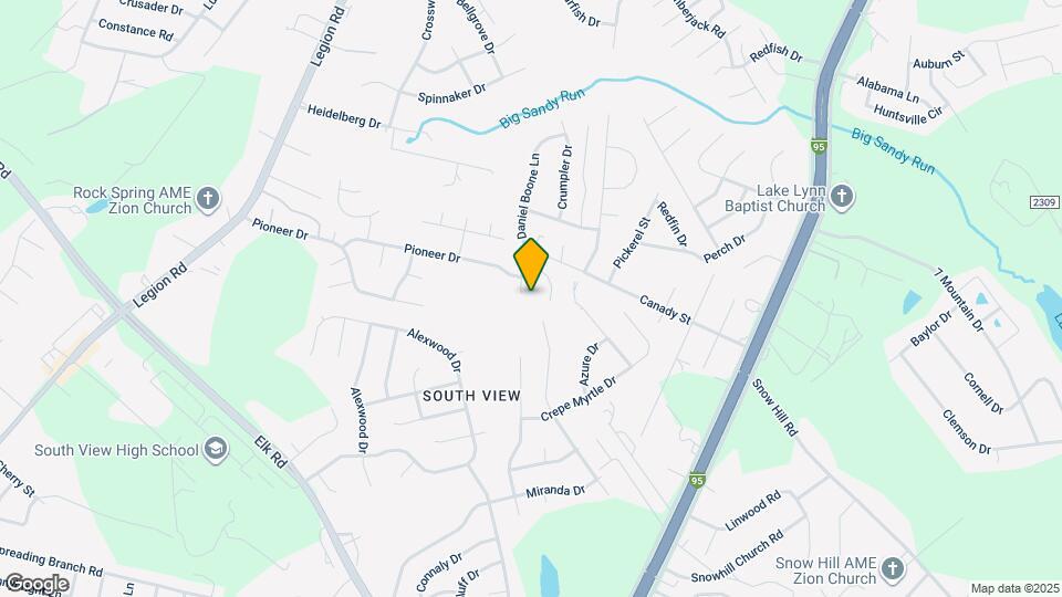 2741 Daniel Boone Ln Map and Location Details