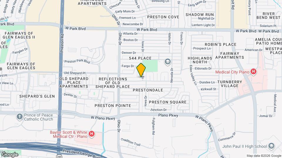 4501 Hartford Dr Map and Location Details