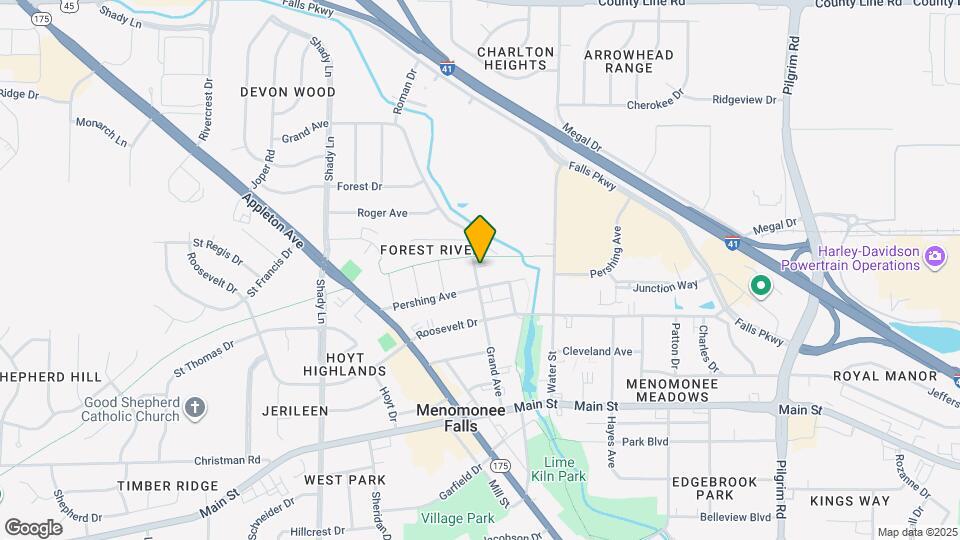 W166N9108 Grand Ave, Unit 3 Map and Location Details