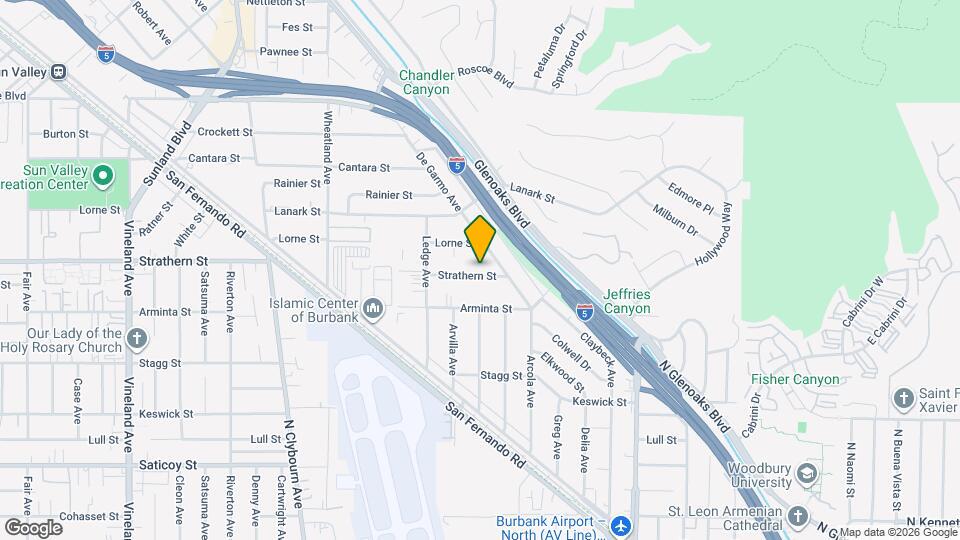 10263 Strathern St Map and Location Details