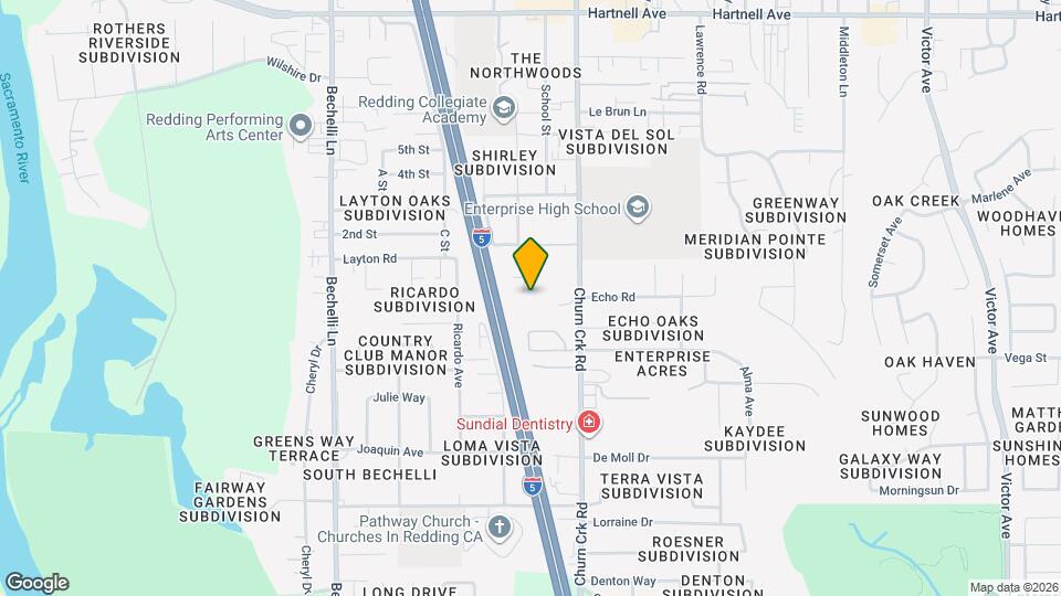 3591 Adams Ln Mapa y Detalles de la Ubicación
