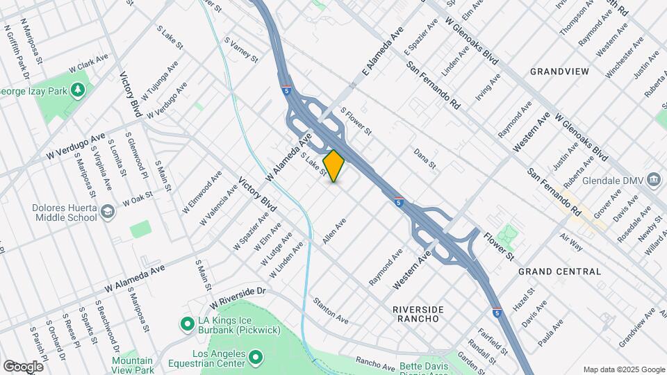 1219-1223 S Lake St Map and Location Details