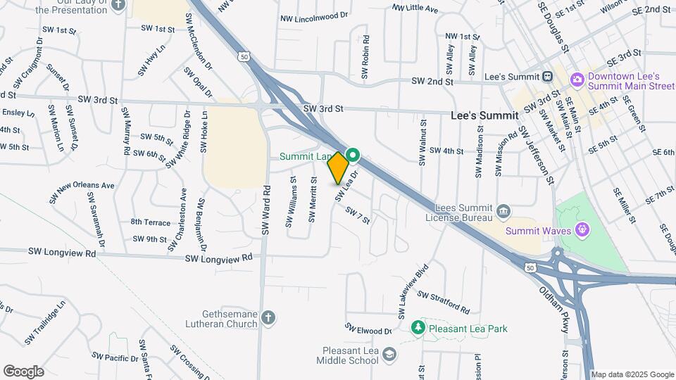 602 SW Lea Dr Map and Location Details
