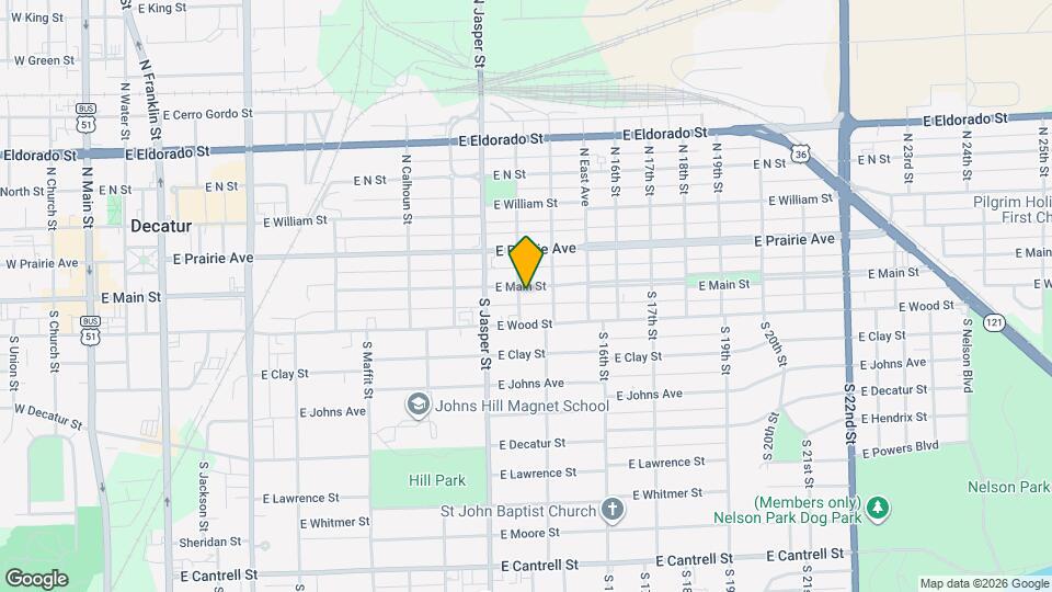 1315 E Main St Mapa y Detalles de la Ubicación