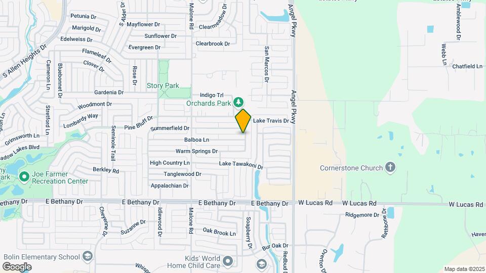1707 Balboa Ln Map and Location Details
