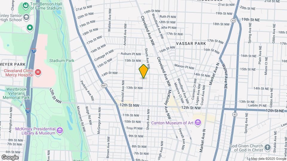 1330 Louisiana Ave NW Map and Location Details