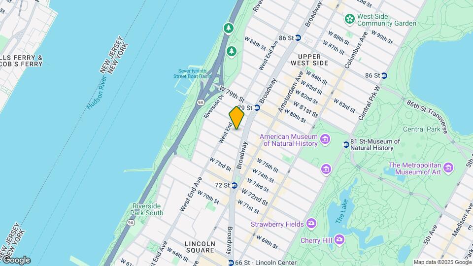 243 W 76th St Mapa y Detalles de la Ubicación