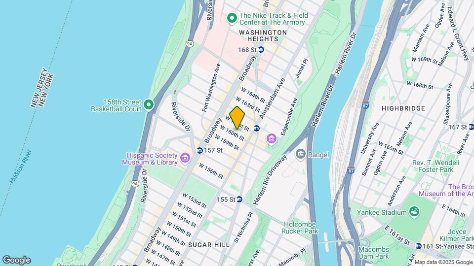 515 W 160th St Map and Location Details