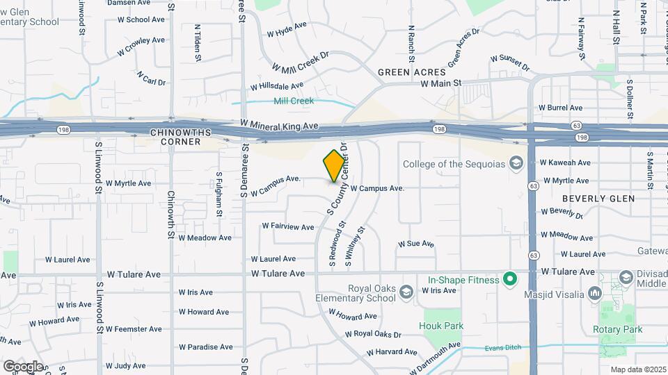 3145 W Campus Ave. Mapa y Detalles de la Ubicación