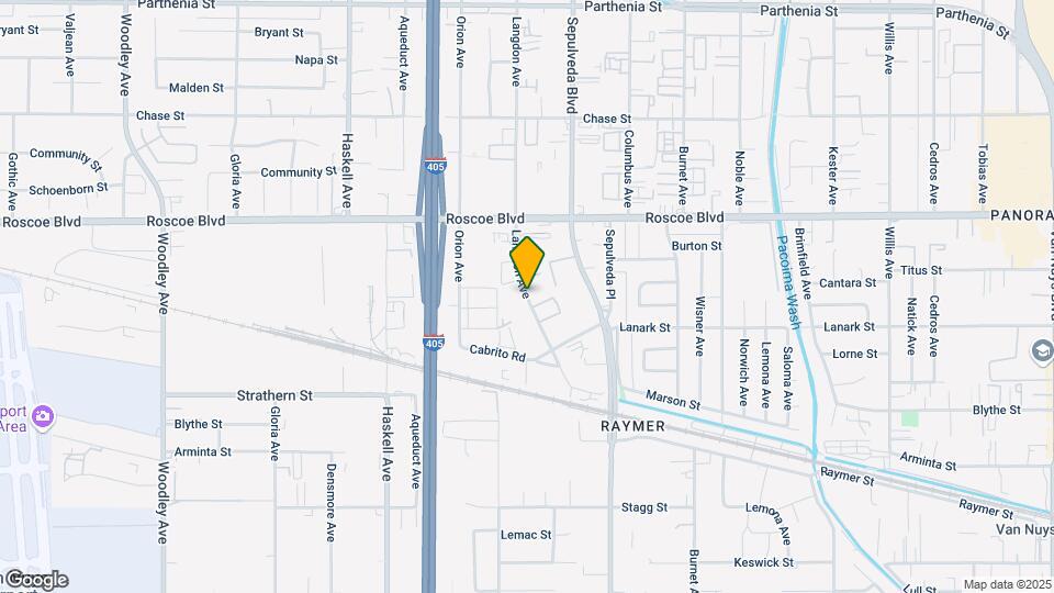 8142 Langdon Ave Map and Location Details
