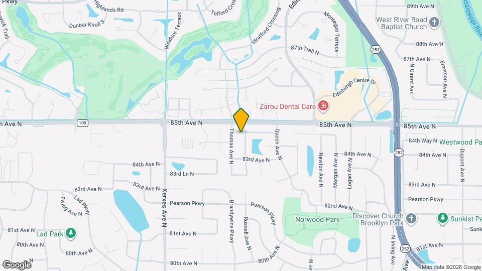 8349 Sheridan Ave N Mapa y Detalles de la Ubicación